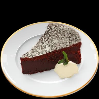 Chocolate gâteau - Dessert in Tomodachi Life