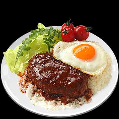 Loco moco - Food in Tomodachi Life