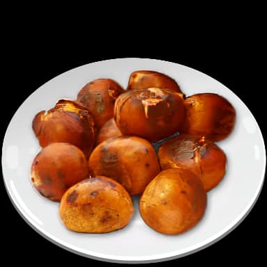 Roasted chestnuts - Dessert in Tomodachi Life